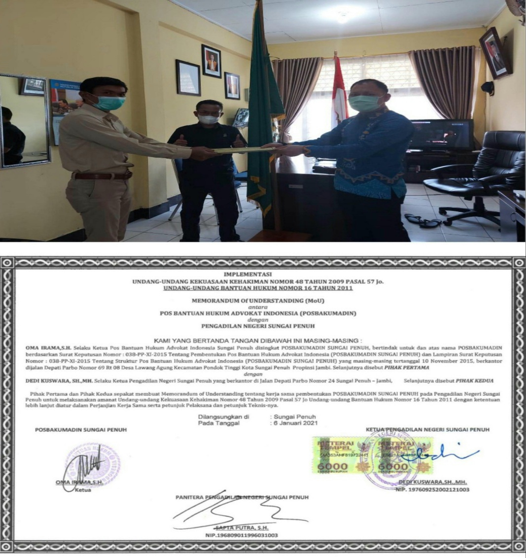 Penyerahan Memorandum Of Understanding (MoU)